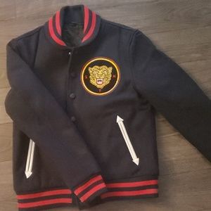 Straight to Hell Tiger Varsity Jacket